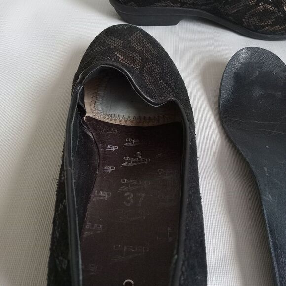 Dansko Olivia Bronze & Black Snakeskin Print Leather Slip On Loafers Women's 37 - Picture 11 of 12